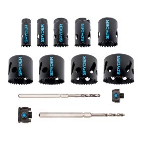 Spyder Products  27 Piece Tungsten Carbide Tipped and Bi-Metal Hole Saw Set 600939