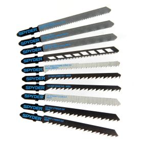 Spyder Products 10 Piece Metal-Wood Jigsaw Blades 300064