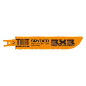Spyder Products  3x3 Reciprocating Saw Blade - 10/14 x 14 TPI - 6  in. 200203