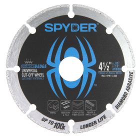 Spyder Products  Diamond Cut-Off Wheel 4-1/2 in. 14001