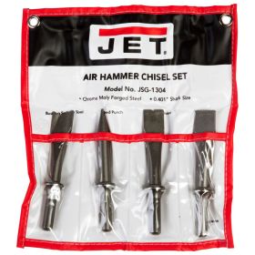 JET JSG-1304 4-Piece Chisel Set for Riveting Hammers JSG-1304