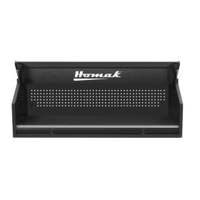 Homak 72” 3 Drawer RS Pro Hutch With Power Strip - Black BK02072010