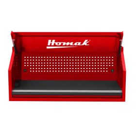 Homak 54” 1 Drawer RS Pro Hutch With Power Strip - Red RD02054010