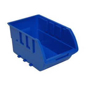Homak Single Medium  Plastic Individual Bin- Blue No Logo HA01015612