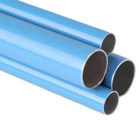 Rapid Air 1 in. Aluminum Pipe 7' 6 in. Fastpipe Each Blue Non Returnable F2863