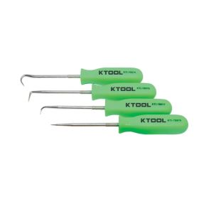 K Tool International Pick Set 4 Piece. Neon Green KTI70075