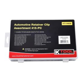 K Tool International Automotive Retainer Clip Assortment KTI04630