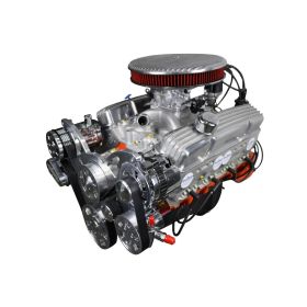 BluePrint Engines Low Profile GM 383 ci. 436 HP Dressed EFI Long Block Crate Engine BP38318CTFKV