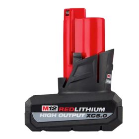 MILWAUKEE M12 REDLITHIUM HIGH OUTPUT XC5.0 Battery Pack 48-11-2450