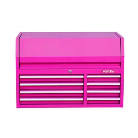 The Original Pink Box 41 in. 8-Drawer Steel Top Chest Pink PB4108C
