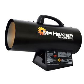 Mr Heater 38,000 BTU Forced Air Propane Heater with QBT MH38QFA