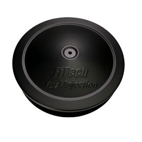 FiTech Black Top 3 Inch Tall Air Filter Assembly With Hardware