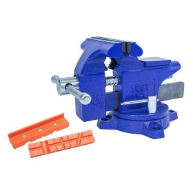 Yost LV-4 Home Owners Bench Vise and UP-360 Soft Jaw cover Kit