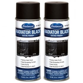 Eastwood Radiator Black Spray Paint Satin Finish 12oz