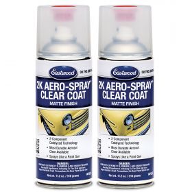 Eastwood 2K AeroSpray™ Spray Paint Matte Clear Coat Aerosol Spray Paint