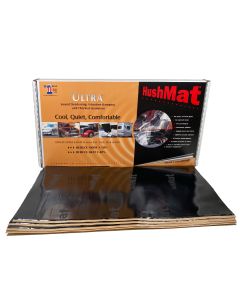 HushMat Floor/Firewall Kit - Stealth Black Foil with Self-Adhesive Butyl 10400