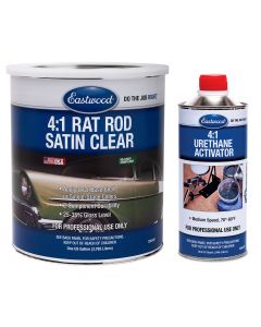 Eastwood 4:1 Rat Rod Satin Clear and Activator Gallon Kit