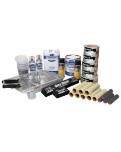 Complete Eastwood OptiFlow Epoxy Primer Kit - Automotive Roll-On Paint - Gray