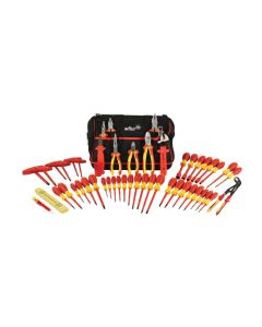 Wiha 50 Piece Master Electrician's Insulated Tool Set In Canvas Tool Bag 32874