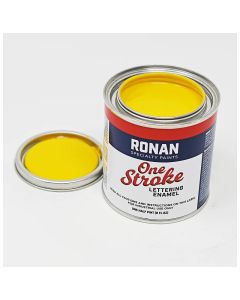 Ronan One Stroke Pin Striping Enamel Golden Yellow Quarter Pint