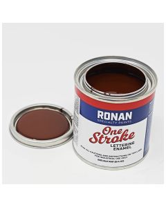 Ronan One Stroke Pin Striping Enamel Medium Brown Quarter Pint