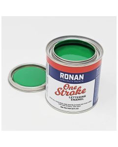 Ronan One Stroke Pin Striping Enamel Emerald Green Quarter Pint