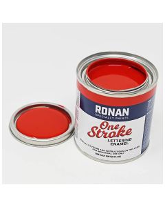 Ronan One Stroke Pin Striping Enamel Cherry Red Quarter Pint