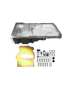 FiTech Plus LS Swap Oil Pan Ultra Low Profile Black, 6.10L w/Filter Capacity 130203