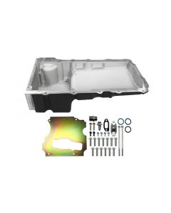 FiTech Plus LS Swap Oil Pan Standard Profile Black 6.00L w/Filter Capacity 130201