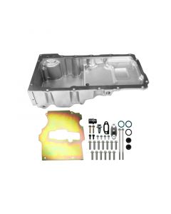 FiTech Plus LS Swap Oil Pan Ultra Low Profile Polished, 6.10L w/Filter Capacity 130103