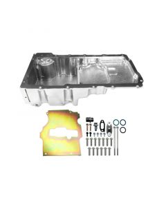 FiTech Plus LS Swap Oil Pan Medium Profile Polished, 6.25L w/Filter Capacity 130102