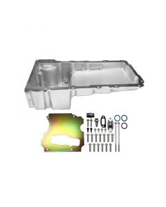 FiTech Plus LS Swap Oil Pan Standard Profile Polished, 6.00L w/Filter Capacity 130101