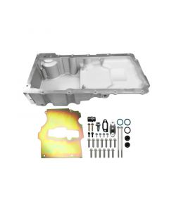 FiTech Plus LS Swap Oil Pan Ultra Low Profile Satin 6.10L w/Filter Capacity 130003