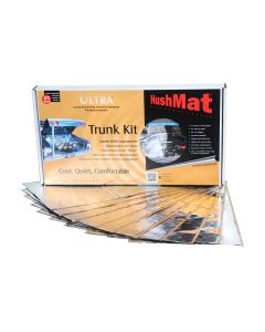 HushMat Trunk Kit - Silver Foil with Self Adhesive Butyl-10 Sheets 12 Inchx23 Inch ea 19 sq ft 10301