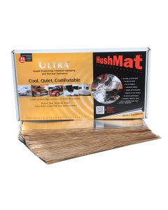 HushMat Bulk Kit - Silver Foil with Self-Adhesive Butyl-30 Sheets 12 Inchx23 Inch ea 58 sq ft 10501