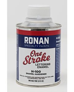Ronan One Stroke Pin Striping Enamel  Hardener 1/2 Pint