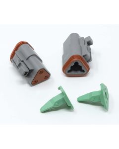 Eastwood Crimp-Right 2 Piece Three Cavity Deutsch Plug Connector