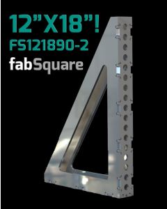 CertiFlat 12"X18"X2" Wide 90 Degree FS121890-2 fabSquare U-Weld Kit