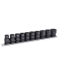Eastwood 1/2" SAE Shallow 10 Piece Impact Socket Set