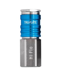 Tru-Flate HI FLO Air Coupler, 1/4" FNPT