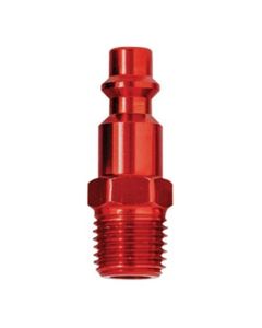 Tru-Flate Tru-Match Air Plug, Red, 1/4" MNPT