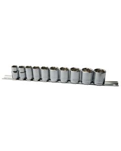 Eastwood 3/8" Drive Shallow Metric 10 Piece Socket Set