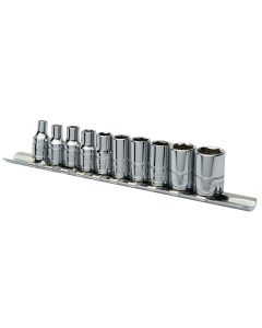 Eastwood 1/4" Drive Shallow SAE 10 Piece Socket Set
