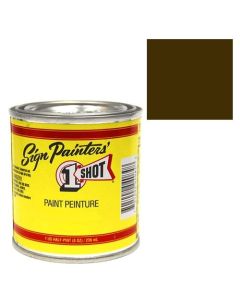 1 Shot Paint Medium Brown 1/2 Pt