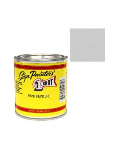 1 Shot Paint Metallic Silver 1/2 Pint