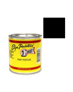 1 Shot Paint Black 1/2 Pint
