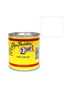 1 Shot Paint White 1/2 Pint