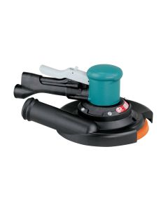 Dynabrade 8 In. Two Hand Gear Driven Sander, Central Vacuum 58446