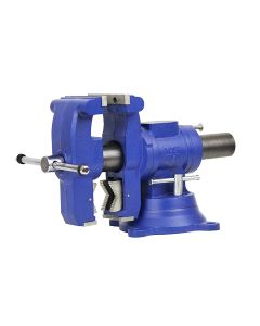 Yost Model 750-DI 5-1/8 Inch Multi Jaw Rotating Combination Pipe and Bench Vise Swivel Base