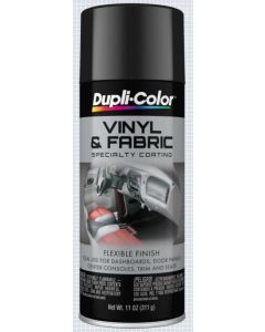 Dupli-Color Vinyl & Fabric Spray High Performance Gloss Black Aerosol 11 OZ HVP104